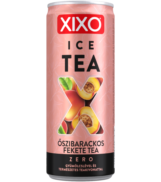 XIXO ICE TEA ŐSZIBARACKOS FEKETE TEA ZERO 0,25L