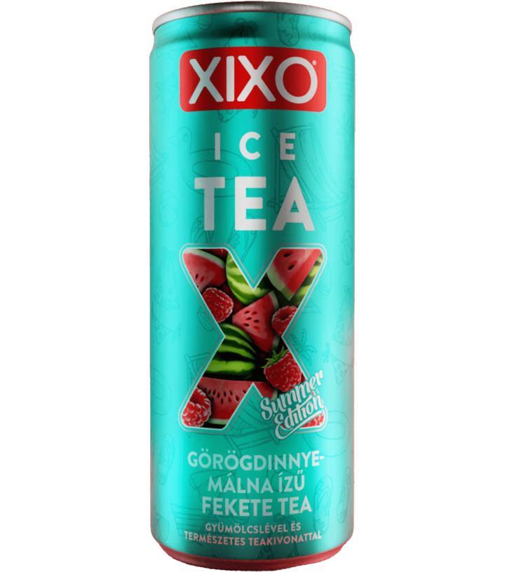 XIXO GÖRÖGDINNYE ÉS MÁLNA ÍZŰ FEKETE TEA 0,25L