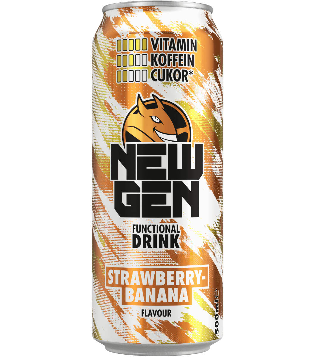 HELL NEW GEN STRAWBERRY BANANA 500ML